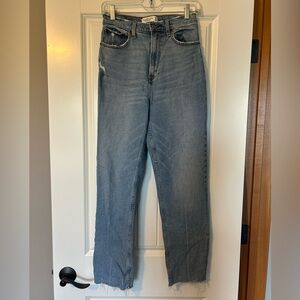 Abercrombie Anke Straight Ultra High Rise Jeans